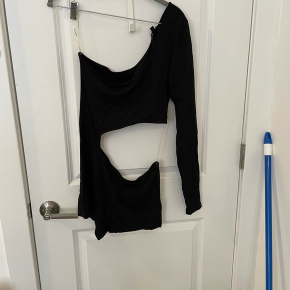 POSTERGIRL. DollsKill. One piece; cutout one sleeved bodysuit - Picture 7 of 8